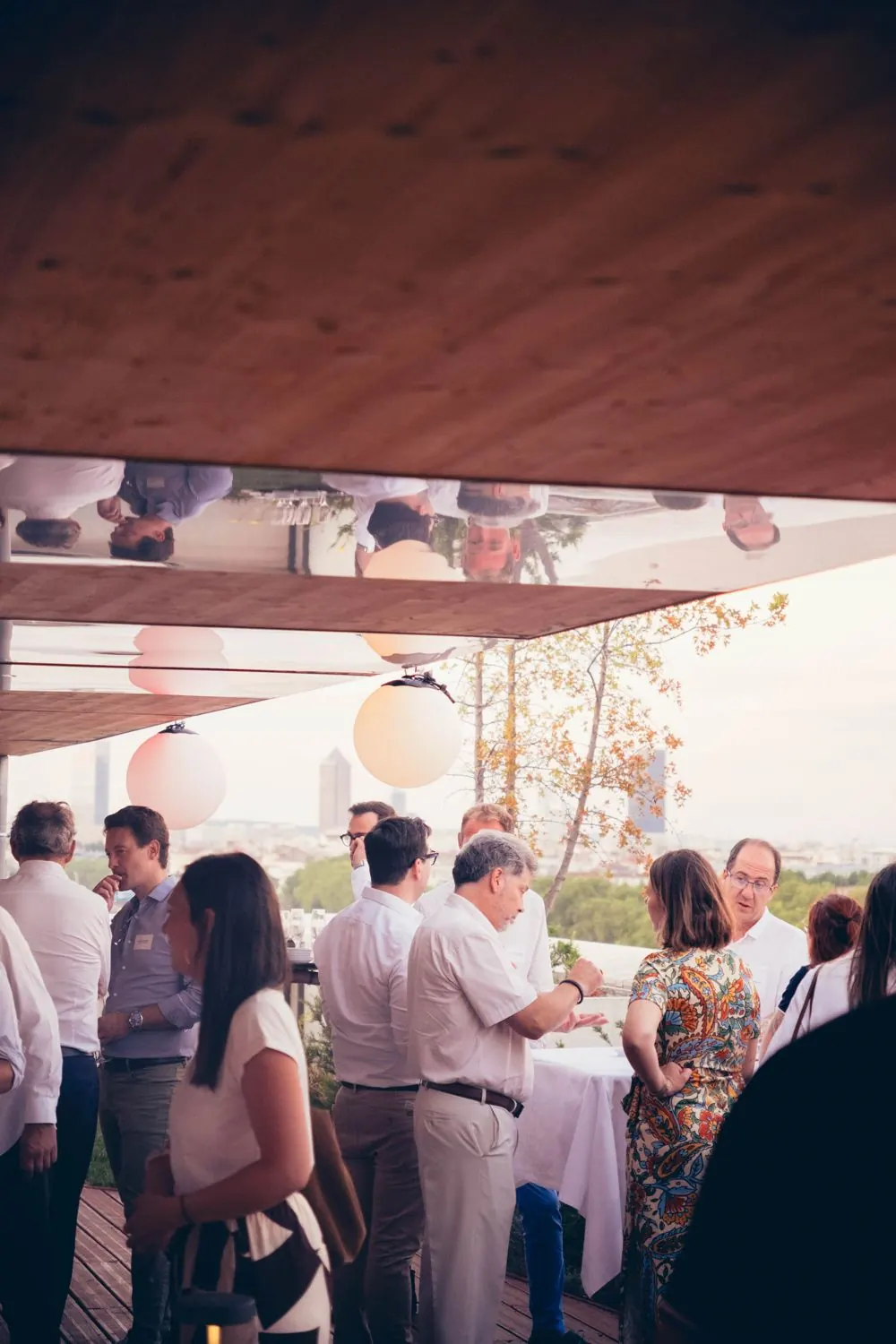 Cocktail dînatoire au rooftop The Lift à Lyon